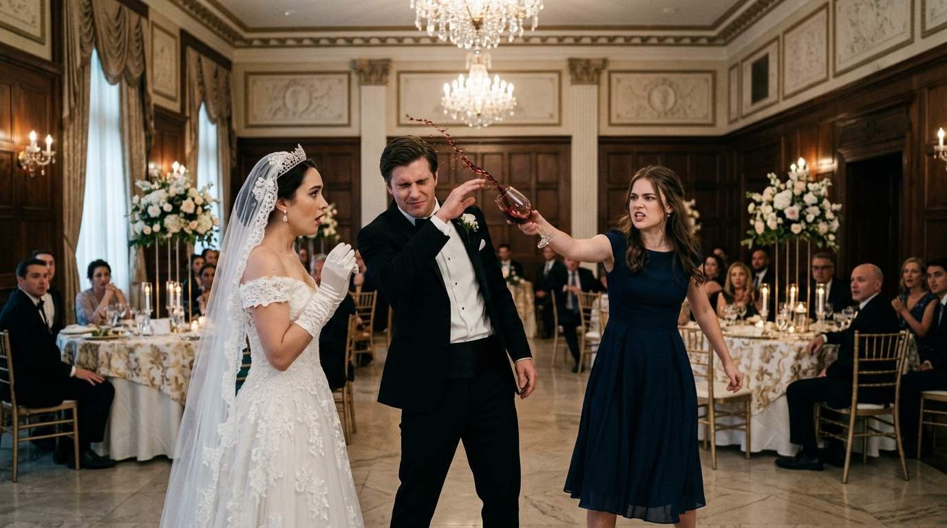 Luxury Wedding Nightmare: Mysterious Woman Crashes Altar, Unleashes Shocking Accusations That Shattered a Dynasty's Secret!