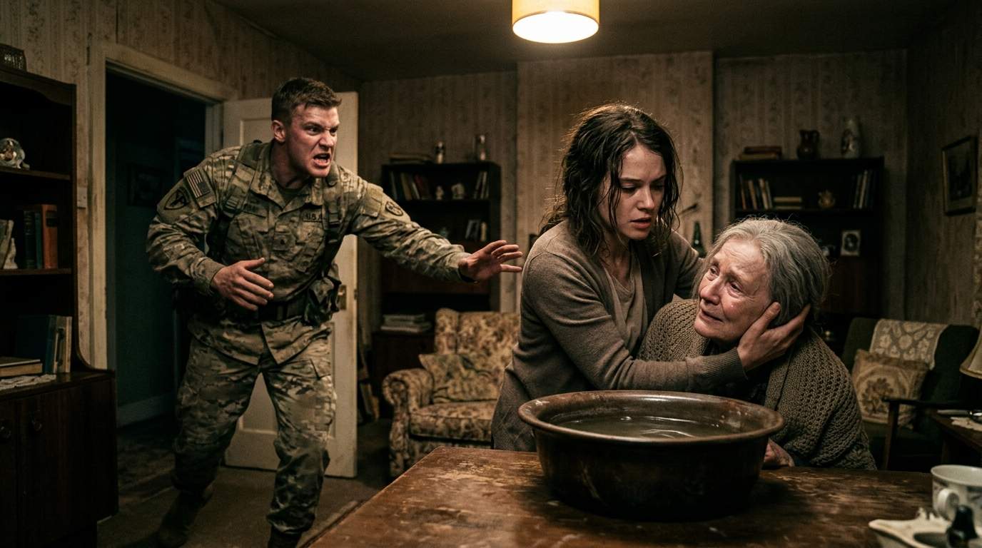 Returning Soldier Witnesses Horrific Family Abuse: His Wife Forced His Mother's Head Into Dirty Water. [family betrayal, military homecoming, shocking twist]