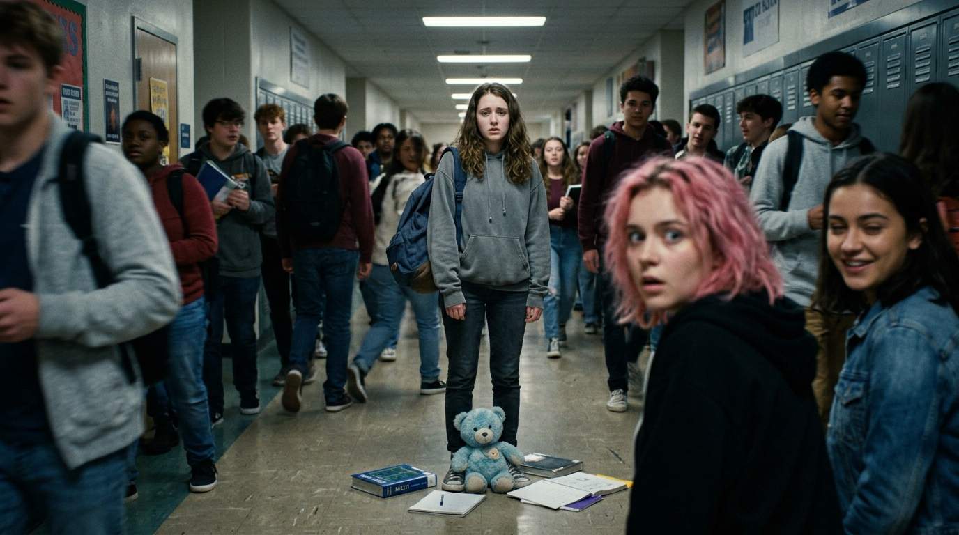 The moment my backpack burst open and everyone saw what was really inside.
