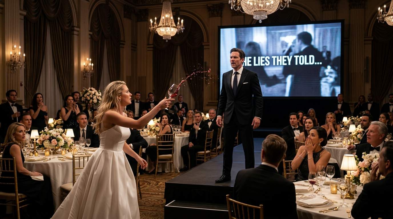 Billionaire Sterling Heir's Secret Revealed: High Society Wedding Explodes Into Chaos After Damning Corporate Scandal Video Plays For All Old Money To See.