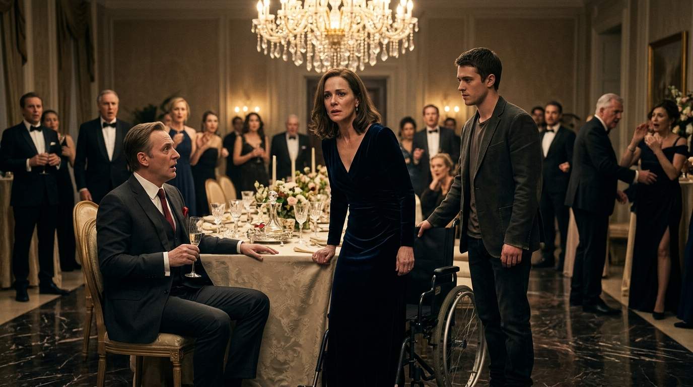 Paralysed Billionaire Heiress RISES: Ragged Stranger Exposes SHOCKING Family Secret at Opulent Gala