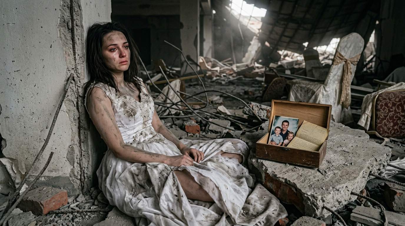 Our dream wedding venue collapsed, trapping guests and revealing my groom's horrifying secret.