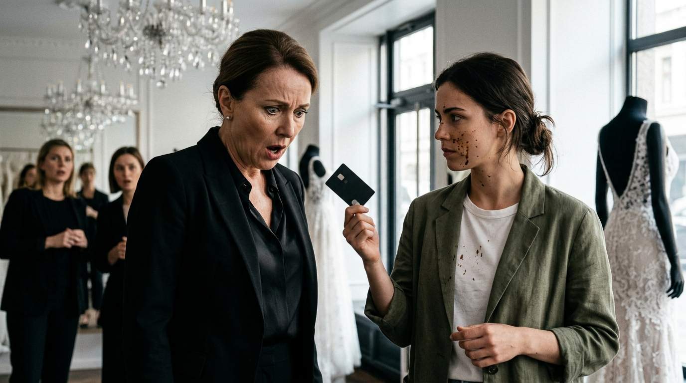 Arrogant Saleswoman Douses 'Simple' Customer in Coffee, Unwittingly Triggers High-End Retail Scandal Exposing Shocking Secret Identity.