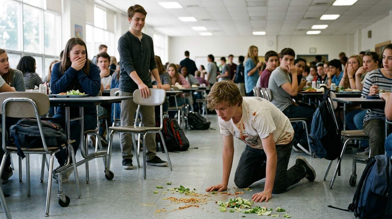 The way my chair just disappeared in the cafeteria.