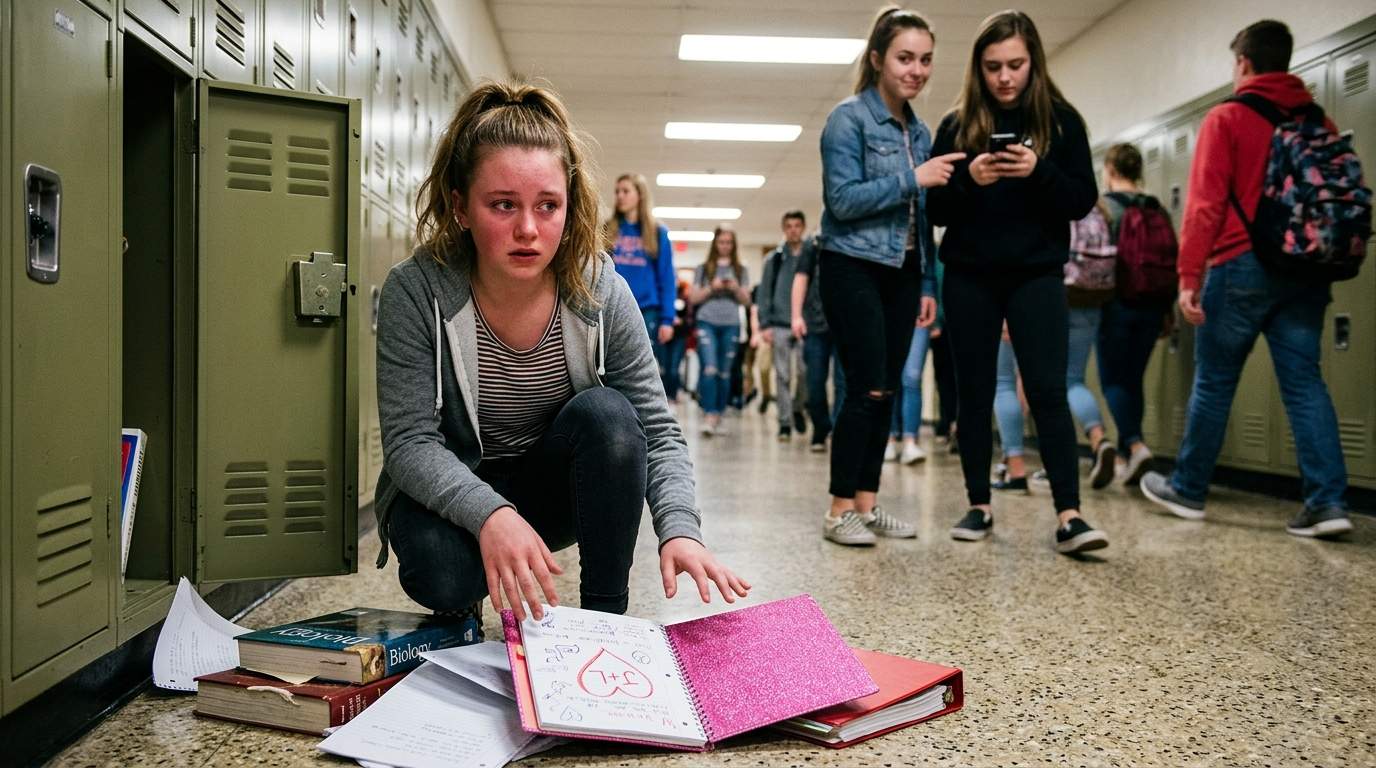 I still remember what fell out of my locker that Tuesday.