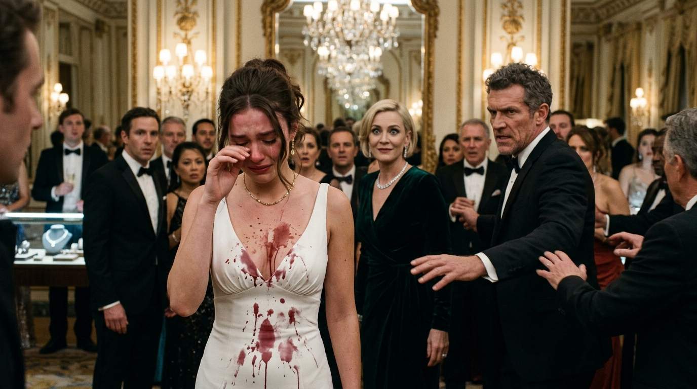 Elite Heiress Drenches Rival at Luxury Jewelry Gala: Tycoon's Rage Hints at Dark Scandal!