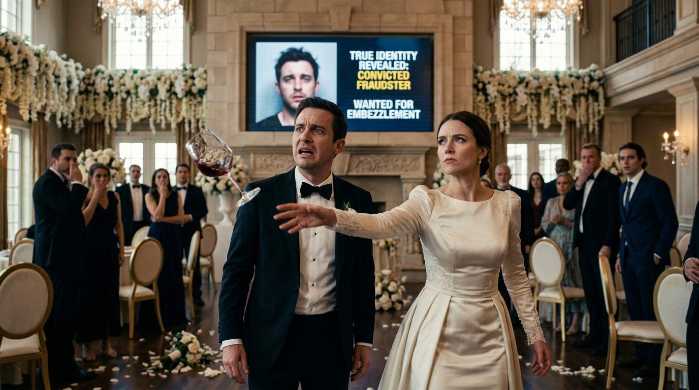 Billionaire Wedding Nightmare: Groom's Secret Identity Exposed Live On-Screen, Igniting High Society Scandal!