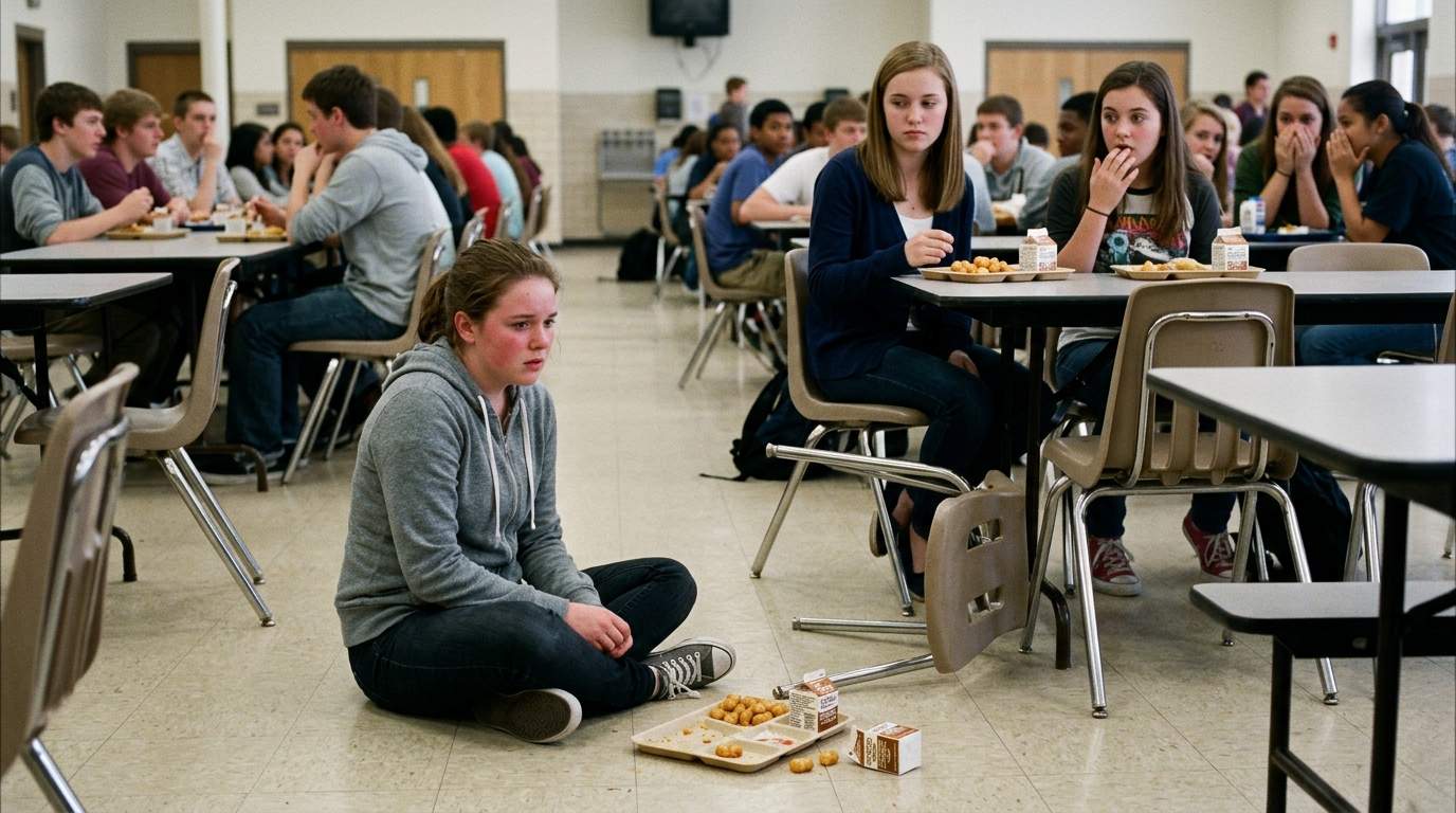 That cafeteria chair still makes me cringe.