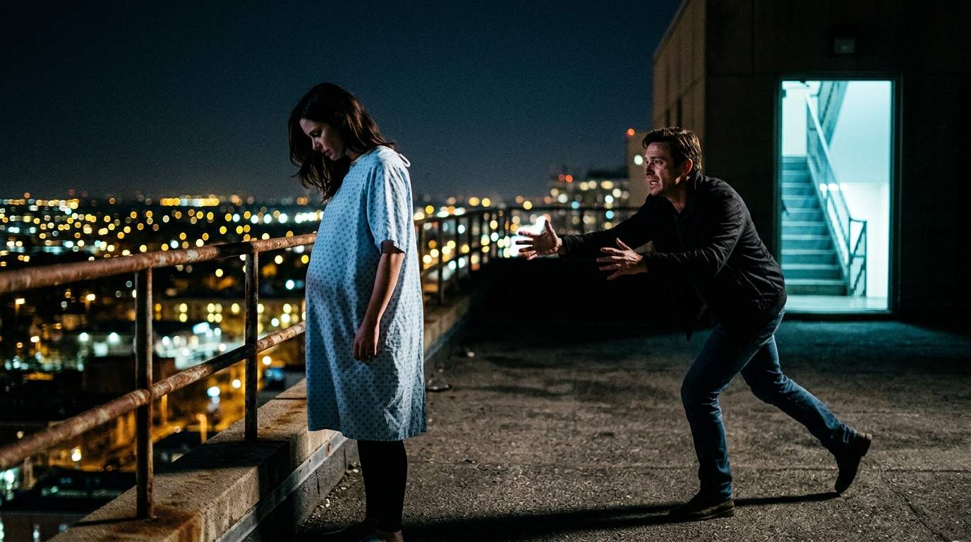 Hospital Rooftop Drama: Pregnant Wife on Brink After Husband's Secret Deal Risks Baby's Life