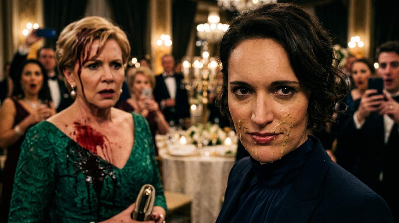 Elite Society Gala Scandal: Salad Bowl Shove Ignites Public Humiliation, But The Real Betrayal Was Far Deeper.