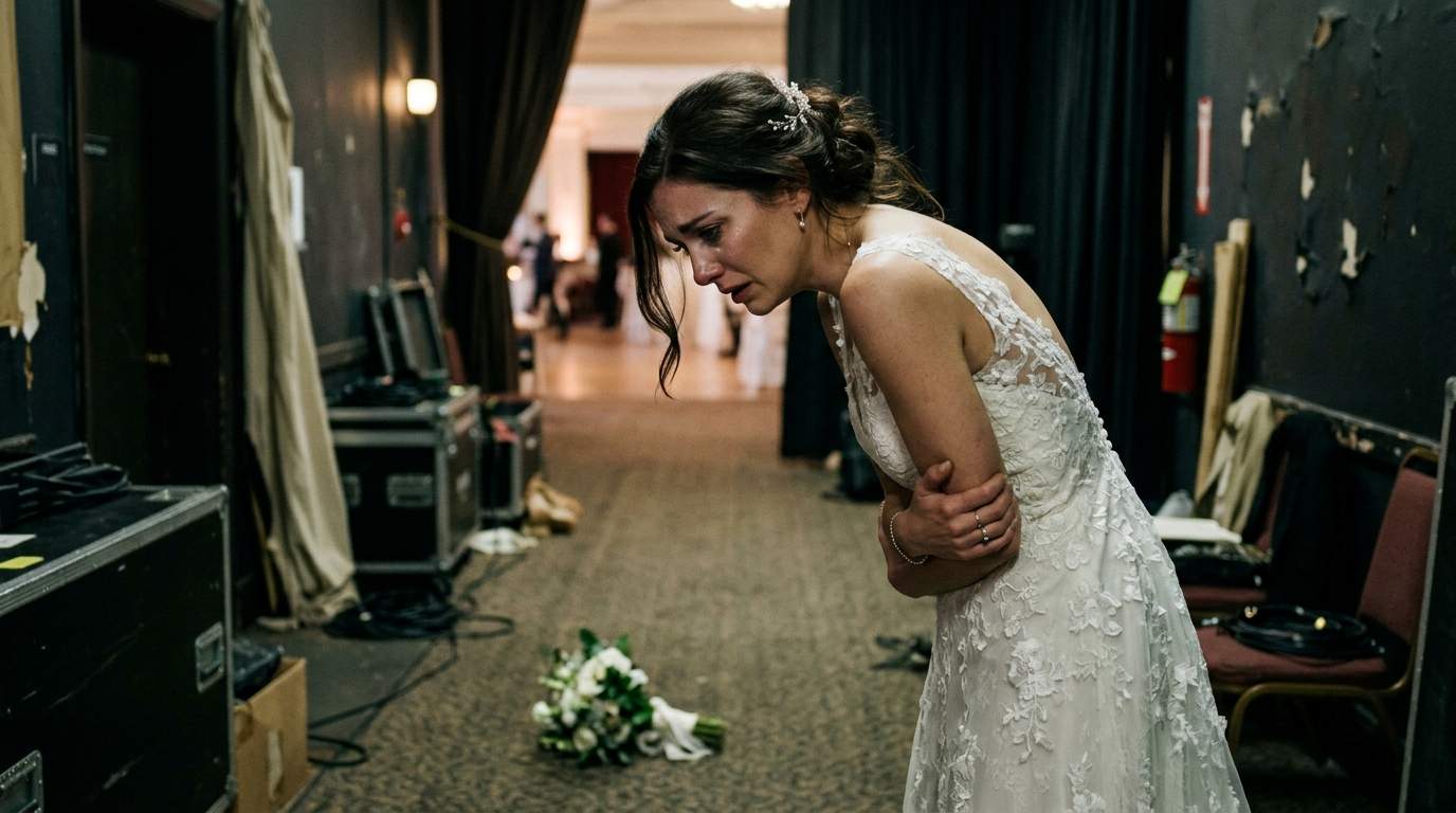 Minutes before saying 'I do,' I saw my fiancé kissing my sister backstage at our wedding.