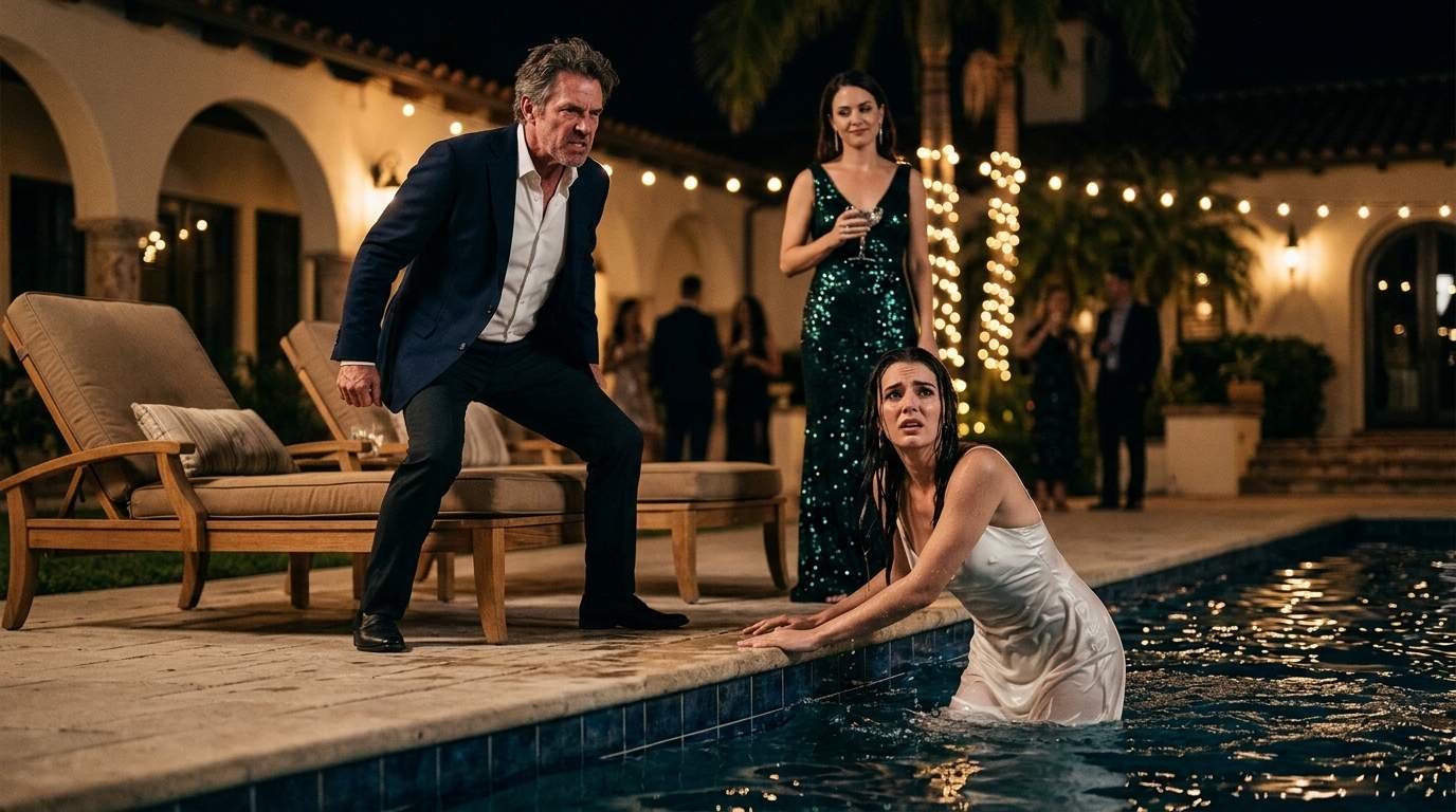 Luxury Socialite's Pool Shove Exposes Shocking Family Scandal, Ignites Tycoon's Viral Rage