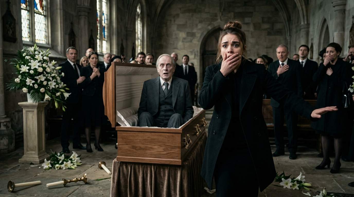 Shocking Funeral Twist: Deceased Patriarch Wakes, Unleashing Family Secrets and Inheritance Chaos!