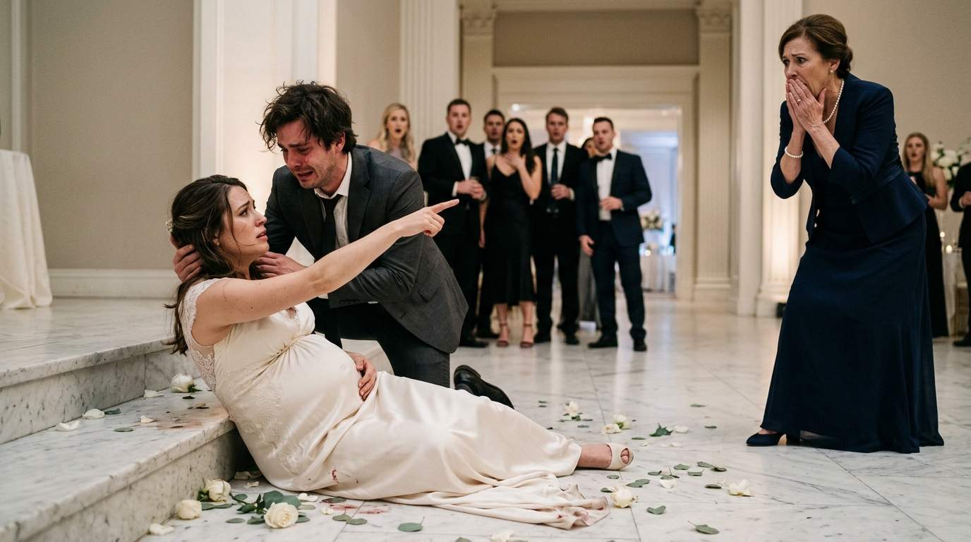 Pregnant Bride’s Shocking Whisper Accuses Fiancé’s Mother Mid-Engagement Ceremony