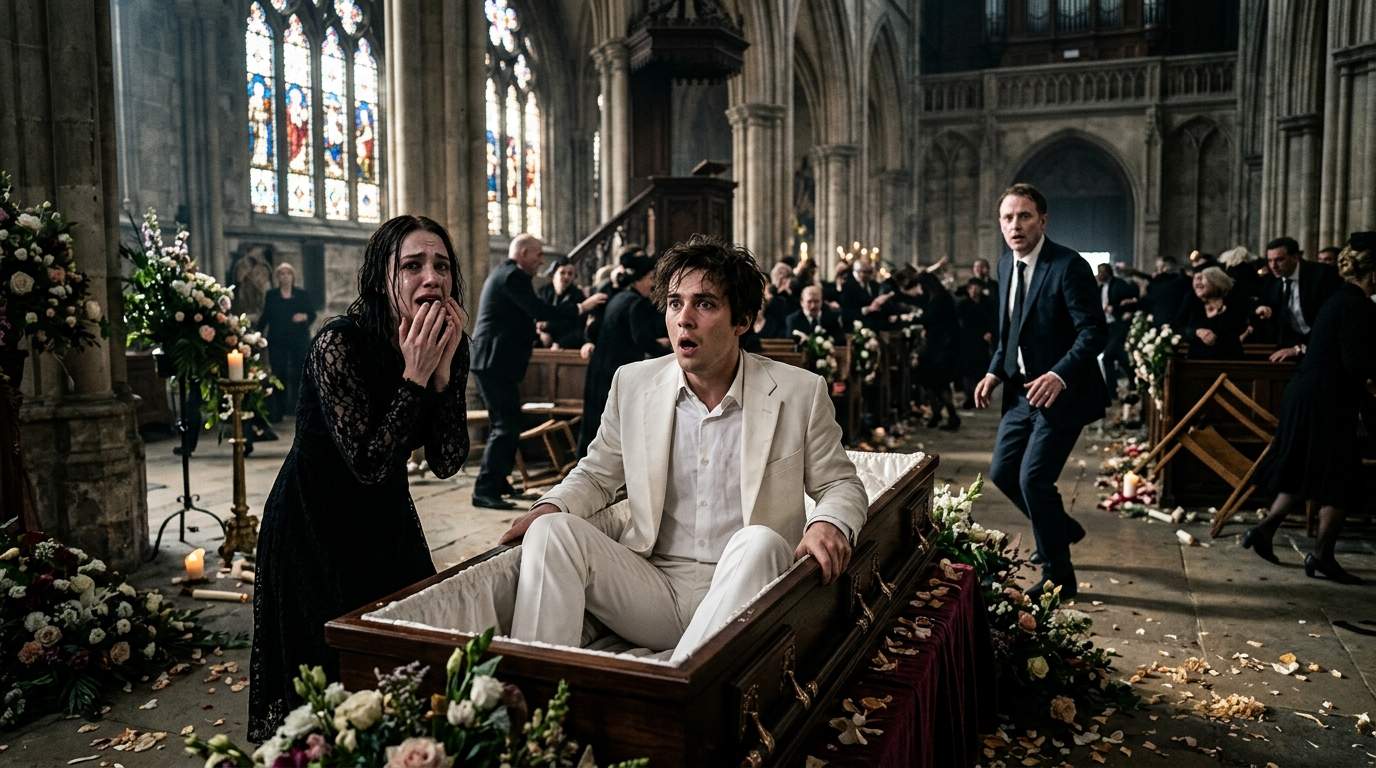 Young Heir's Funeral Explodes into Chaos as Deceased Sits Up, Unearthing a Centuries-Old Family Mystery and Unspeakable Betrayal.