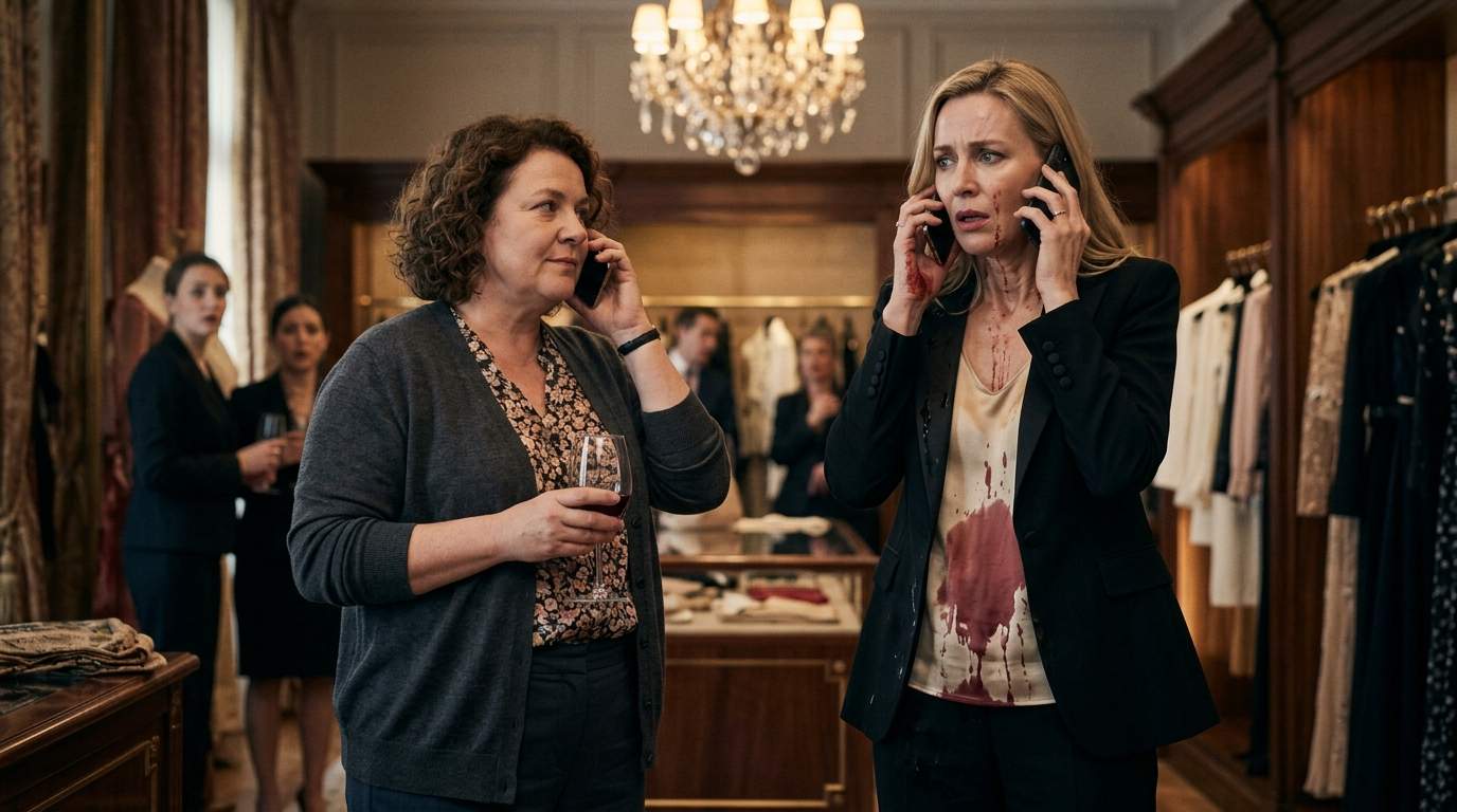 She Threw Wine On The Arrogant Luxury Boutique Manager, Then Made A Single Call That Shattered Her Parisian Empire.