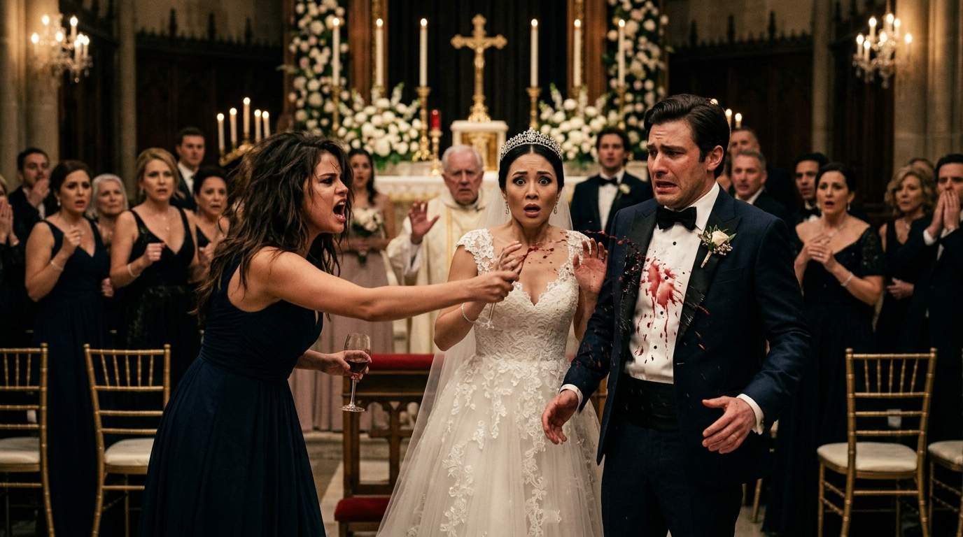 Fairytale Wedding SHATTERS: Mystery Woman Exposes Groom's Billion-Dollar Identity Fraud to Elite Guests