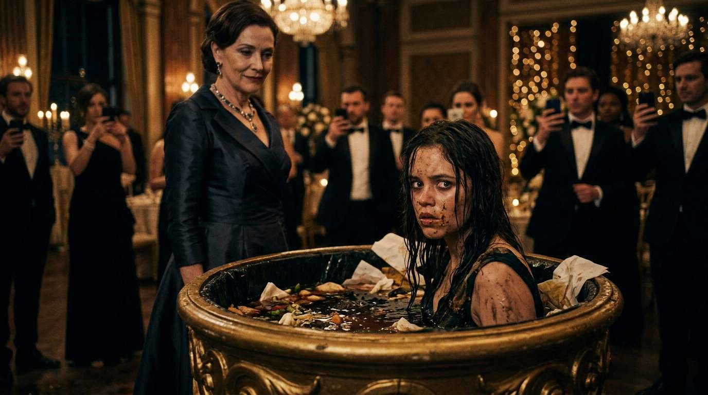 Lavish Ball Shattered: Socialite Queen's Vicious Public Humiliation Stunt Rocks Charity Ball Amidst Hidden Royal Scandal.