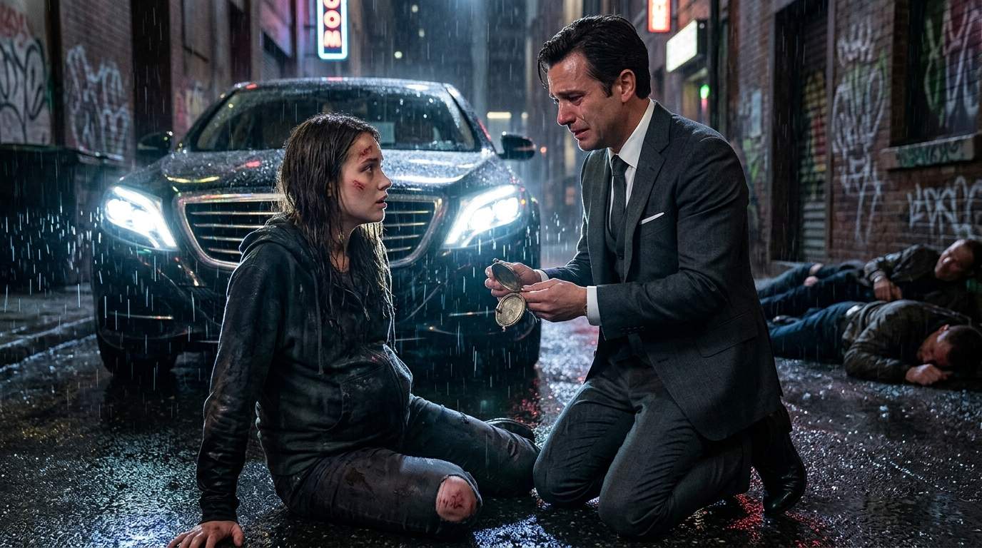 Rainy Night Revelation: A Spilled Heirloom Exposes Billionaire Family Secret And A Lost Heiress's True Identity.