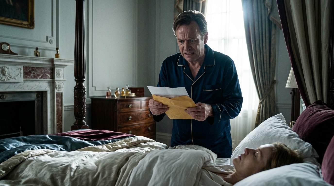 Mansion Morning Nightmare: Wealthy Husband's Rage Over 'Sleeping' Wife Uncovers a Marriage Secret and a Chilling Betrayal.
