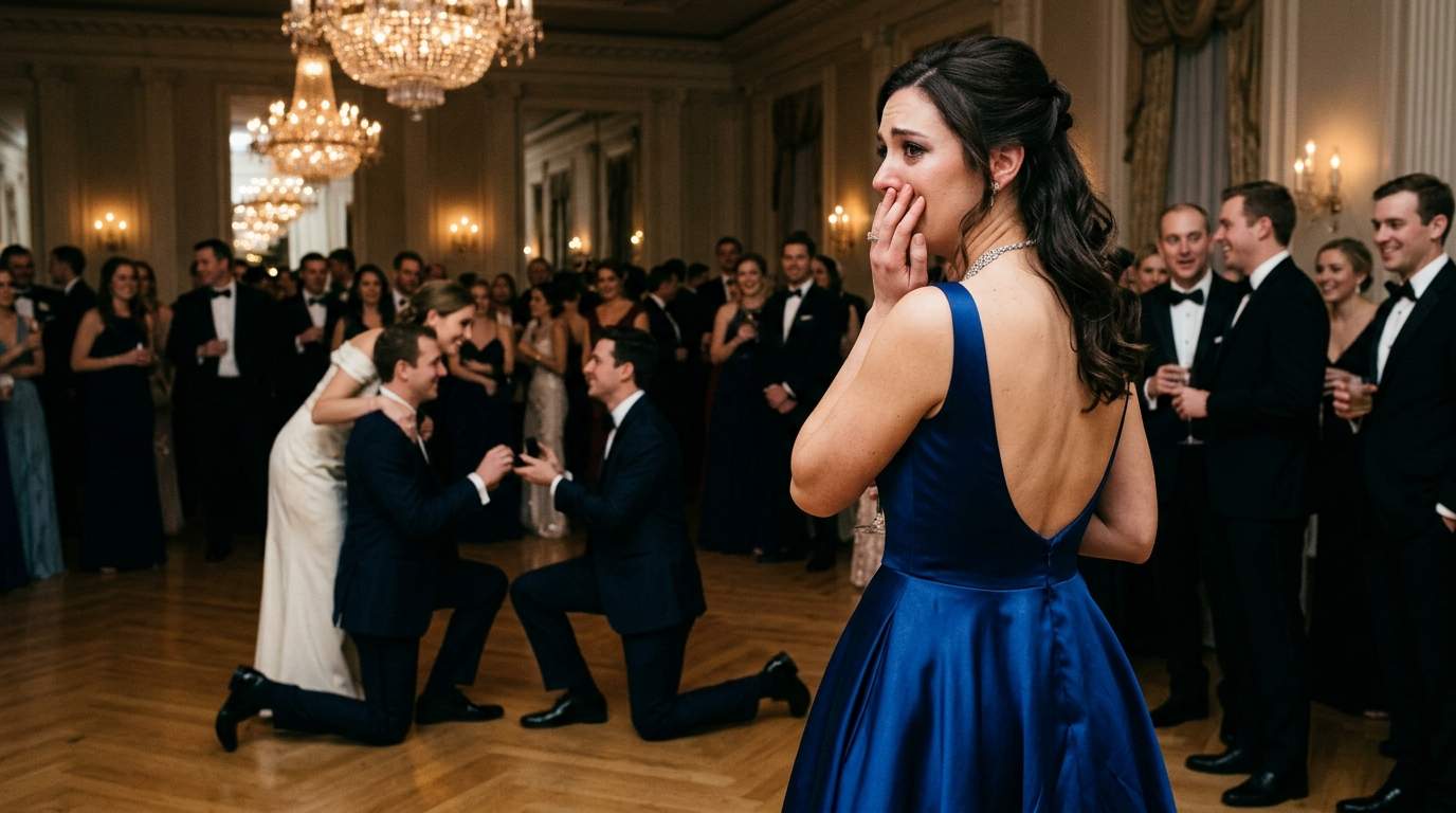 My stomach dropped seeing my fiancé on one knee… for my sister… at the Grand Ball.