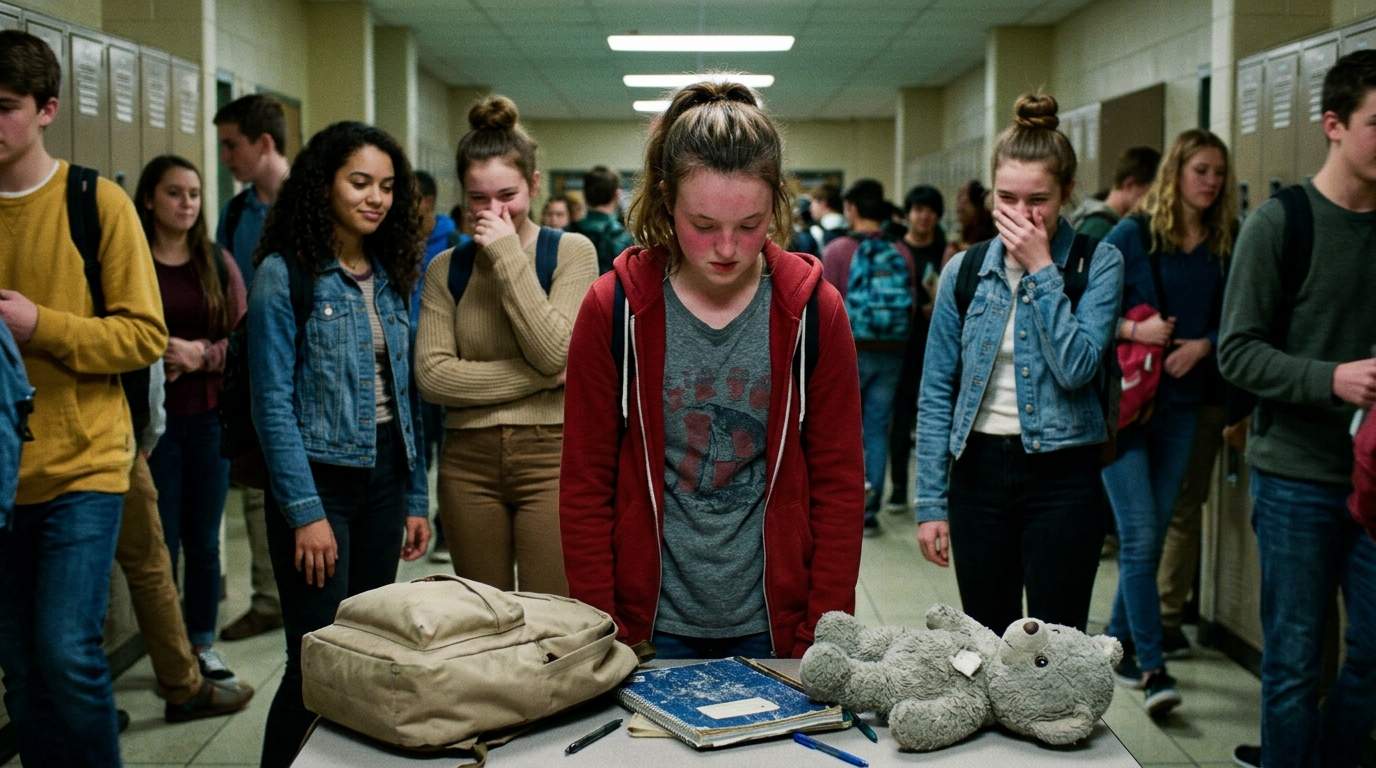 My Backpack Burst Open in the Hallway