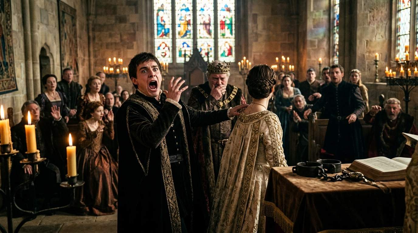 Royal Wedding Horror: Noble Groom Unmasks Bride, Unleashes Ancient Secret!