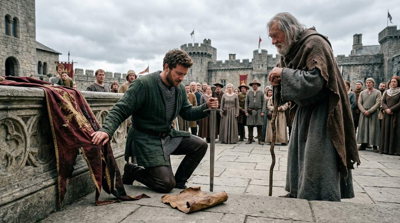 Royal Palace SHOCKED: King KNEELS Before Beggar in Public Square, Revealing a FORBIDDEN Prophecy and a KING'S SECRET!