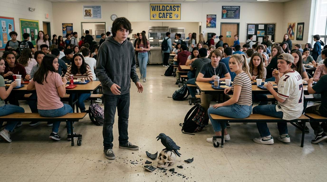 The day my clay sculpture met the cafeteria floor.