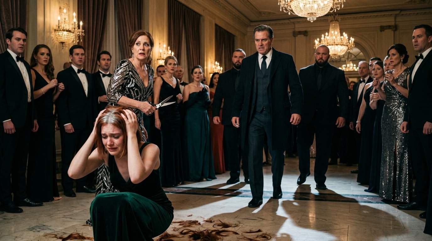 Heiress's Public Haircut Unearths Shocking Dynasty Fraud at Elite Gala!
