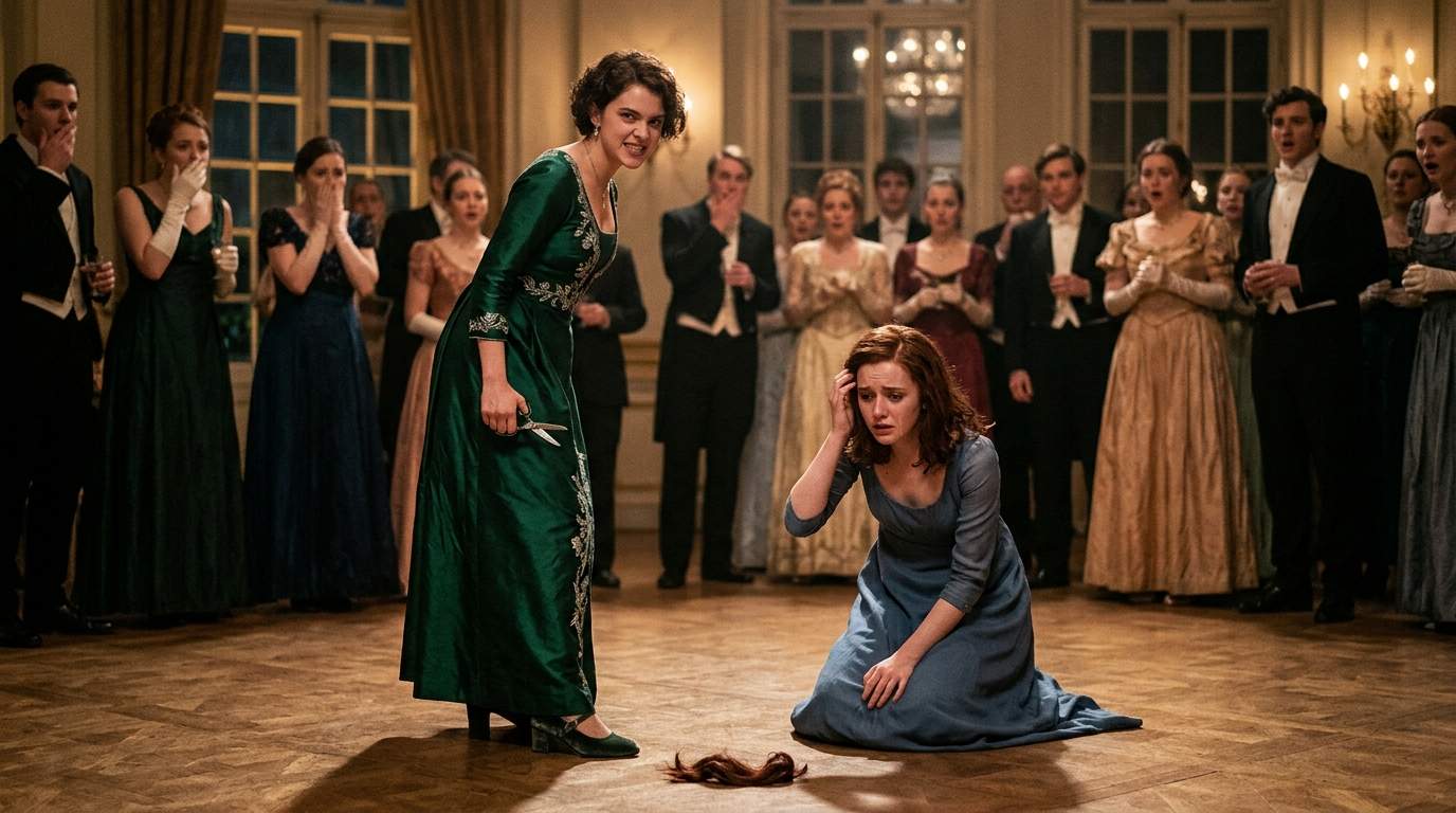 High Society Scandal: Heiress's Sacred Hair Violently Cut at Gala – Billionaire Fiancé's Vengeance Sparked by Public Betrayal!