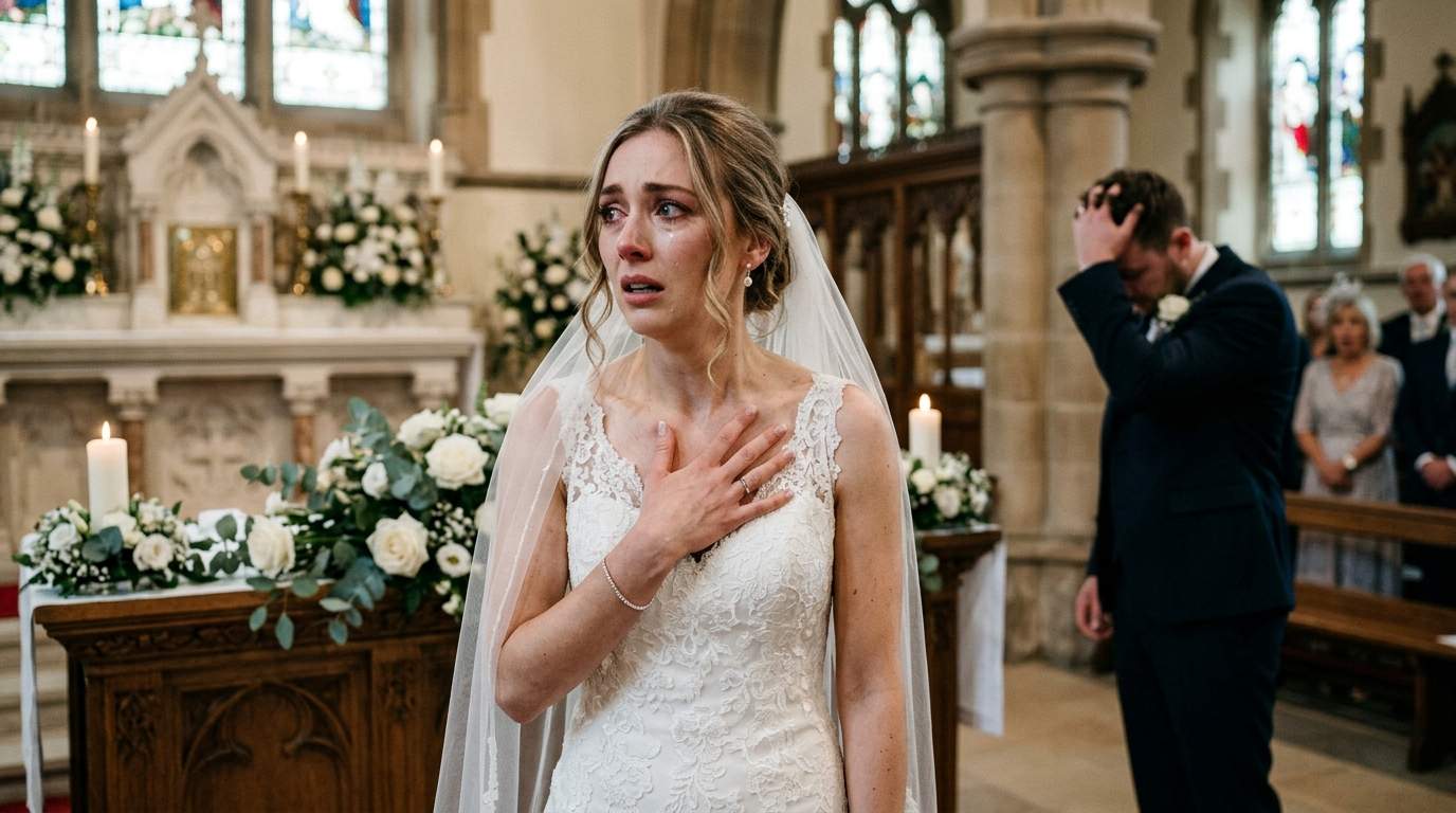 My perfect wedding shattered when his sister screamed, revealing his secret child right at the altar.