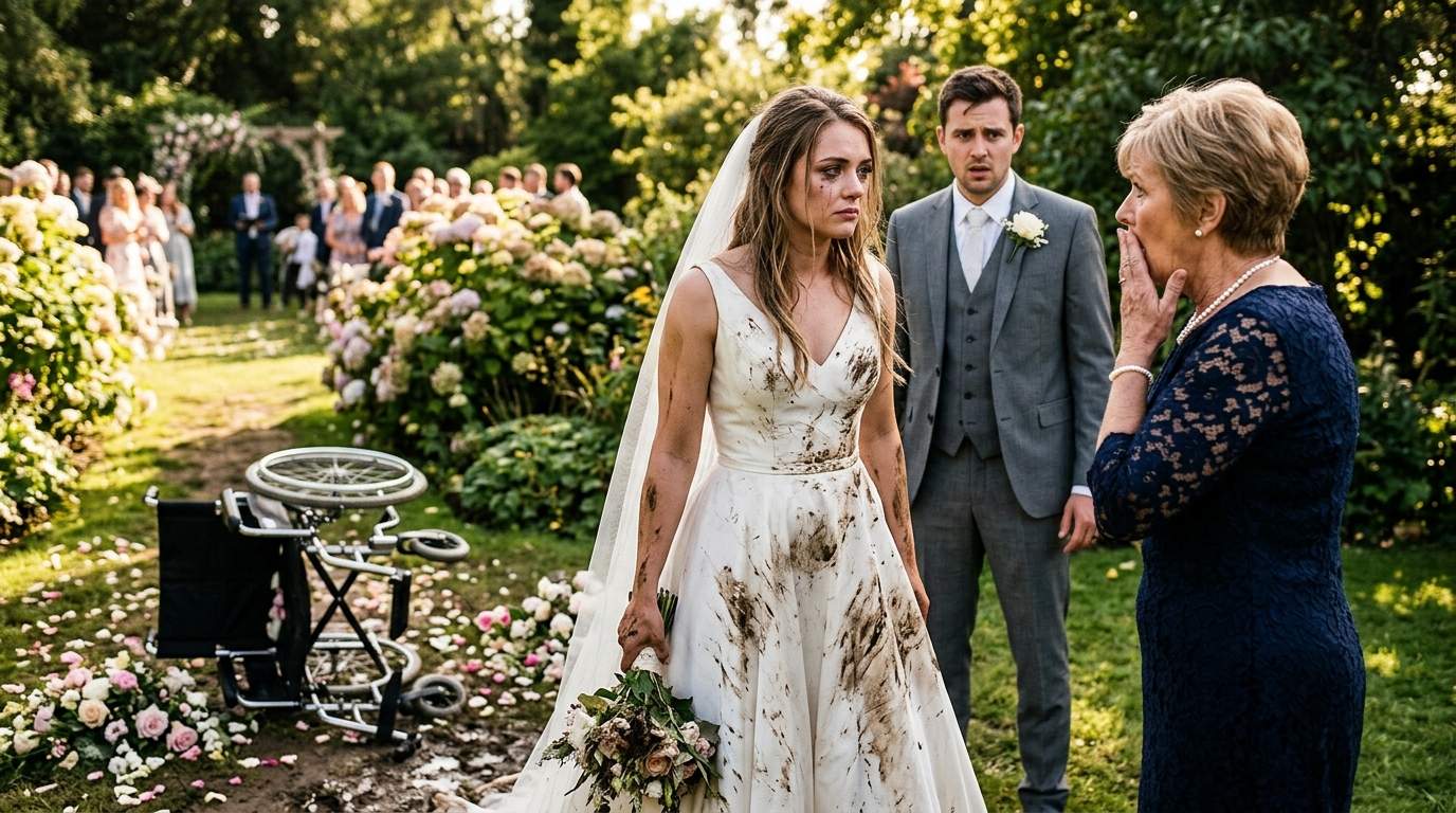 Disabled Bride's Muddy Wedding Revenge: Mother-in-Law's Cruel Plot Backfires Publicly.
