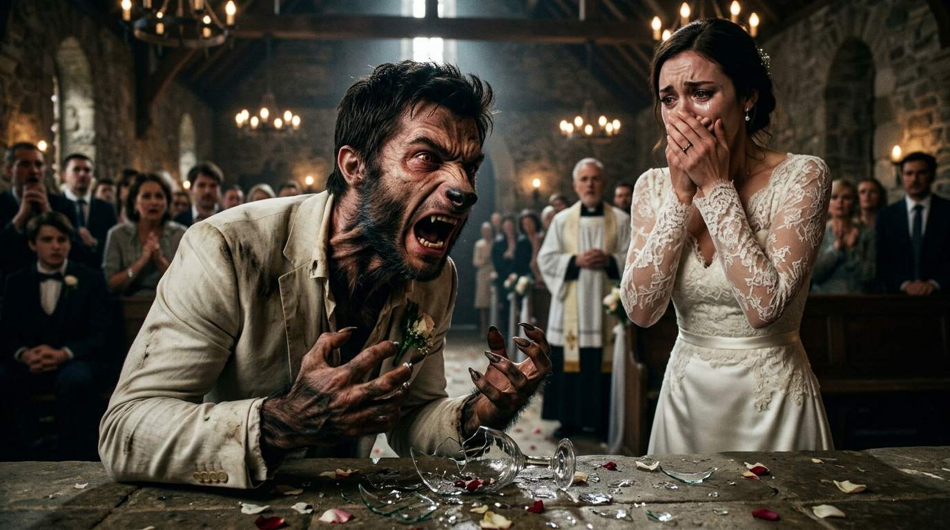 Wedding Day Horror: Groom's Ancient Secret Unveiled by Single Drop of Blood, Shocking Bride!