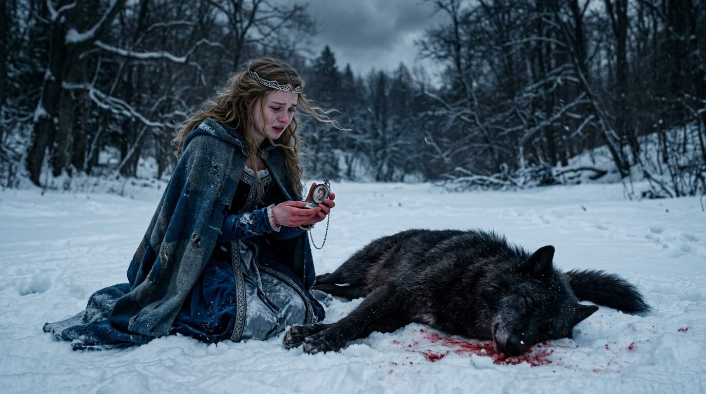 Princess's Desperate Act Reveals Chilling Truth: Blood-Soaked Beast Hides Royal Scandal and Forbidden Love in Dark Fantasy.