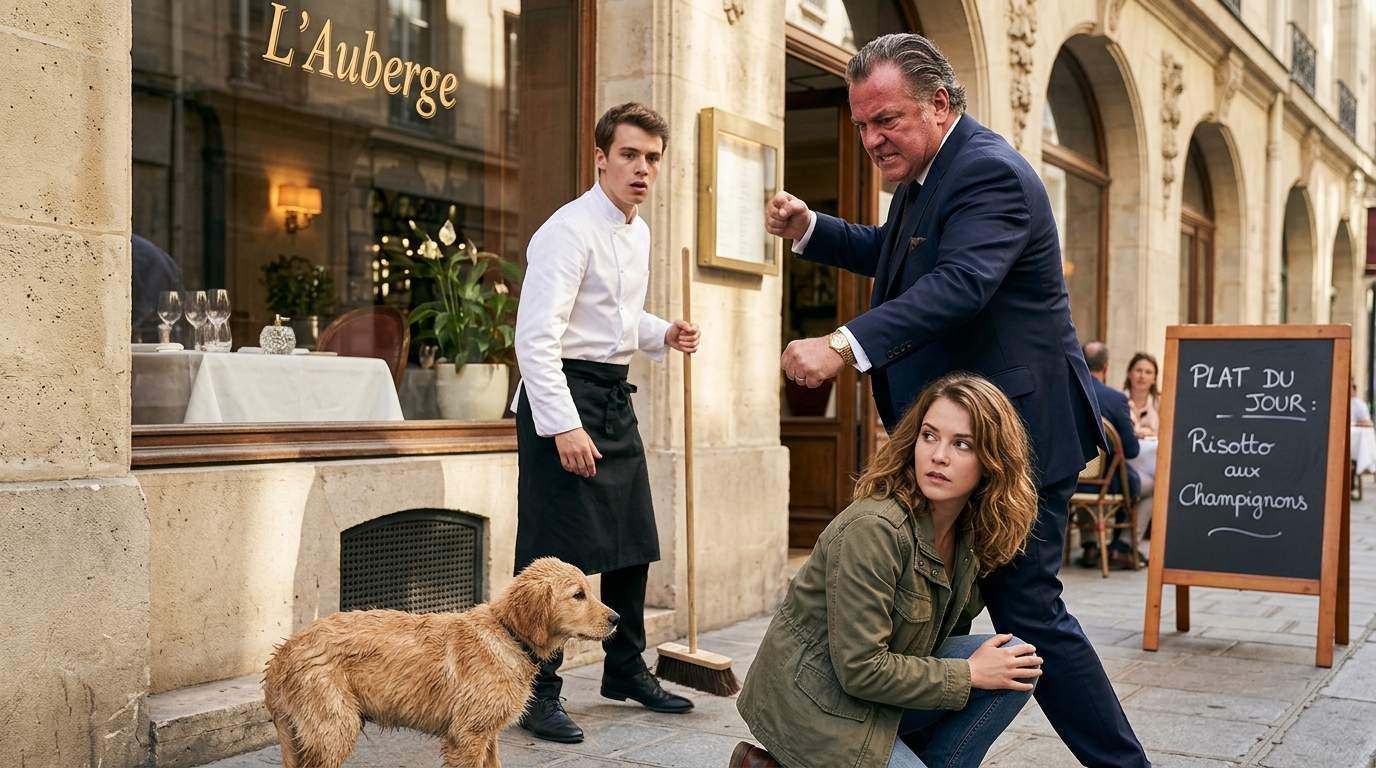 Waiter's Cruel Act Against 'Stray' Dog Exposes Shocking Restaurant Drama: What Happened When a Millionaire Arrived?