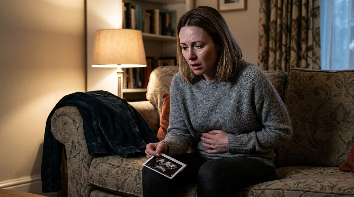 My heart stopped when her sonogram, dated months ago, fell from my husband's jacket.