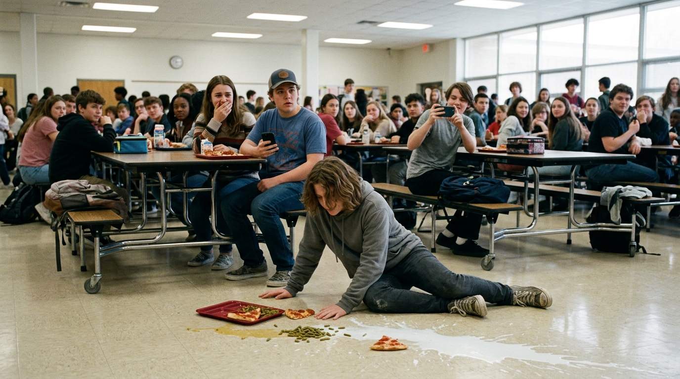 Still think about the cafeteria chair and my 'friends' daily.