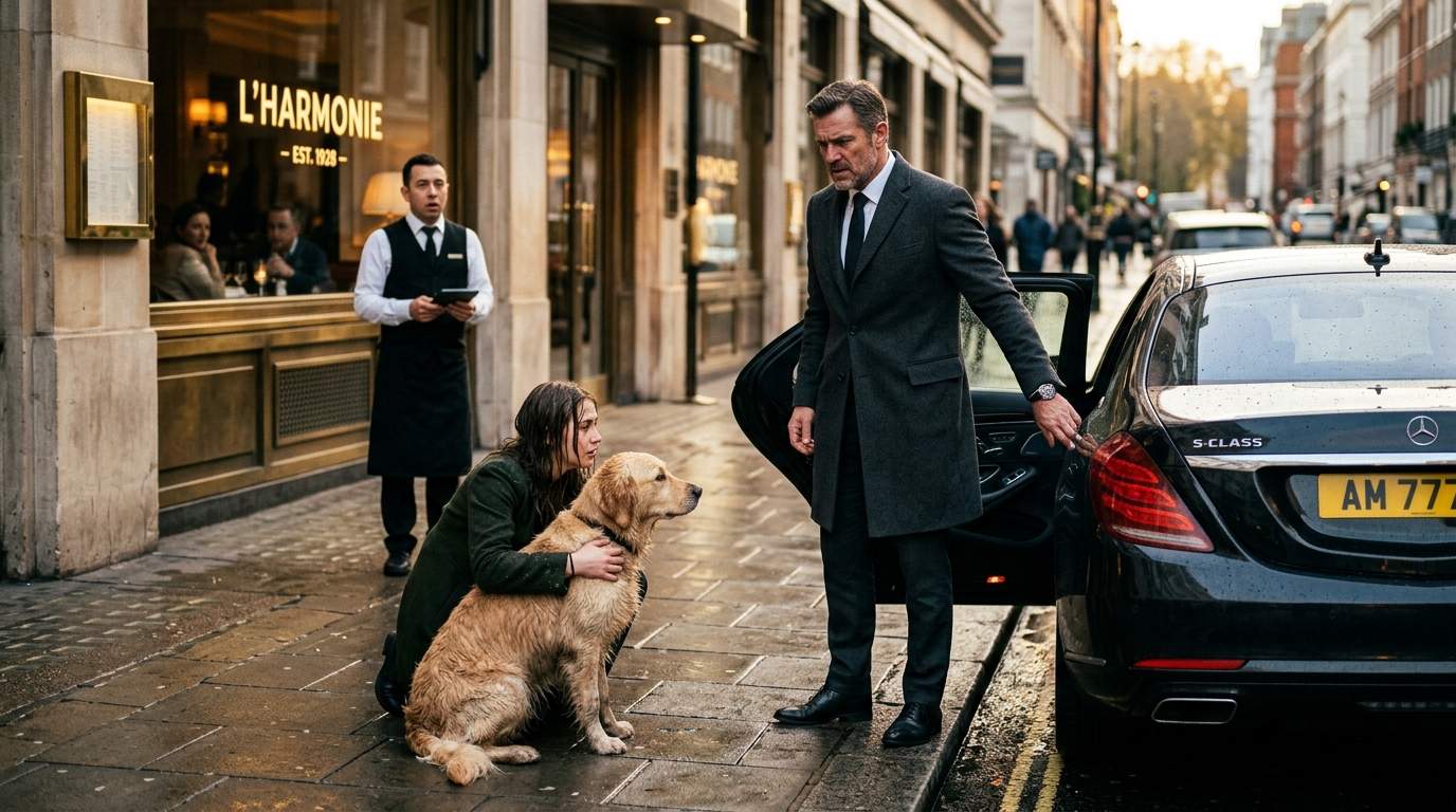Luxury Restaurant Waiter Attacks Innocent Dog: His Smug Smile Vanished When a Wealthy Tycoon Demanded Answers