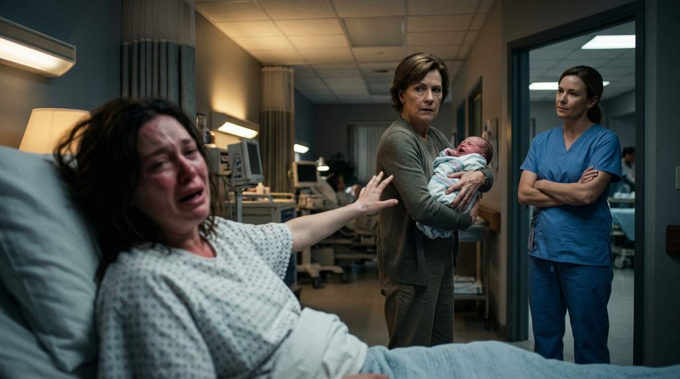 Hospital Horror: They Tried to Steal My Newborn Hours After Birth – The Real Reason Was a Secret Contract.