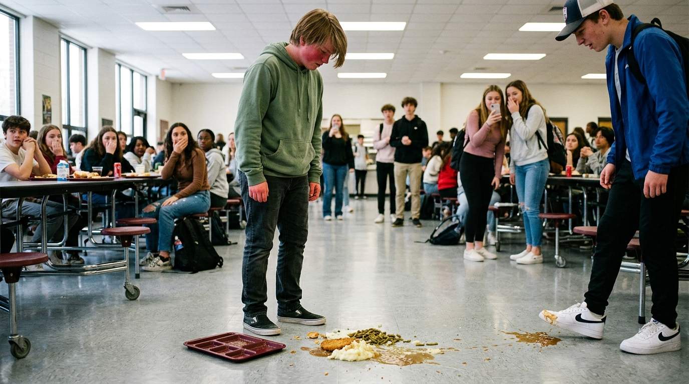The way my lunch tray exploded in the cafeteria still makes me cringe.