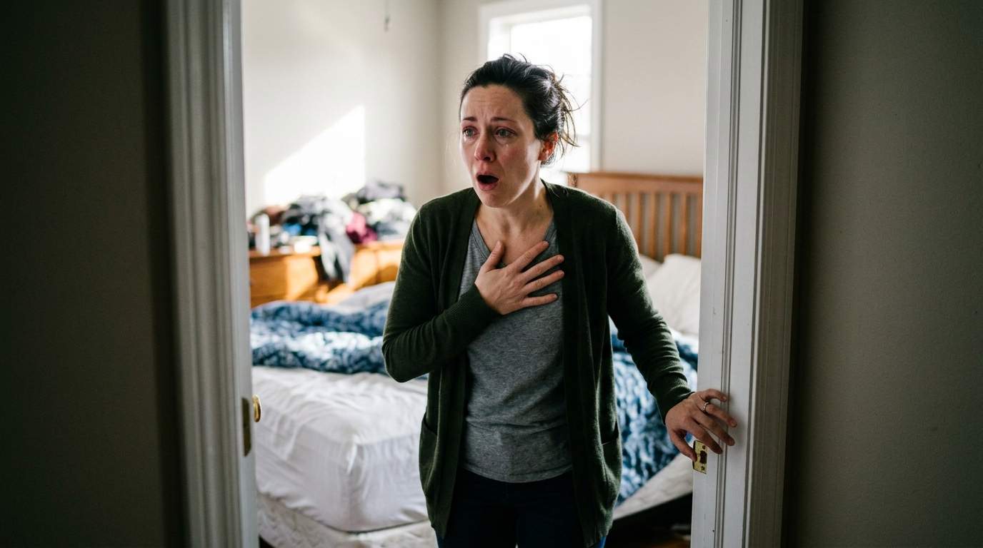 I opened our bedroom door and caught my husband in our bed with my sister.