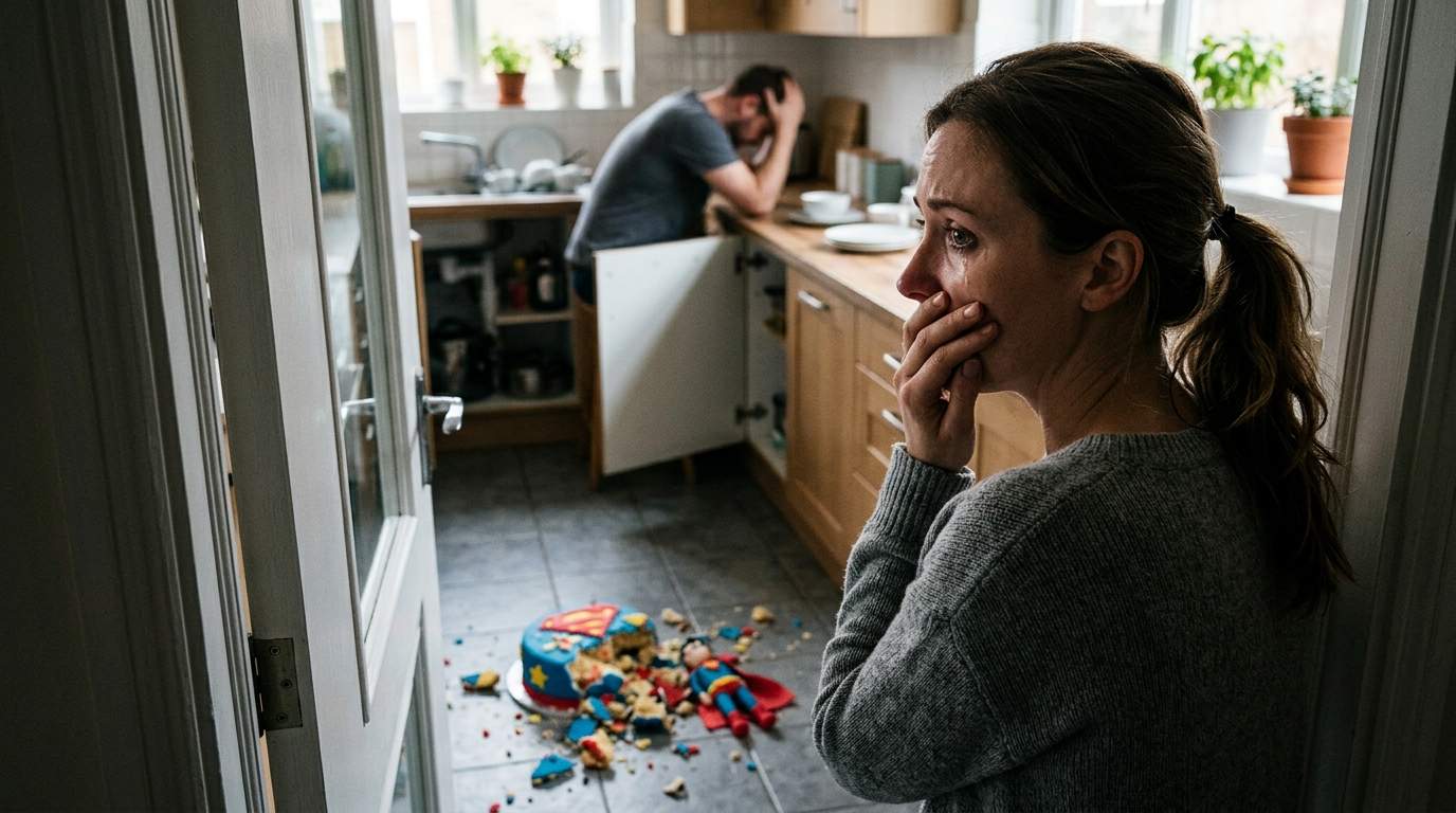I found my husband sabotaging our son's 5th birthday, and the reason shattered my entire world.