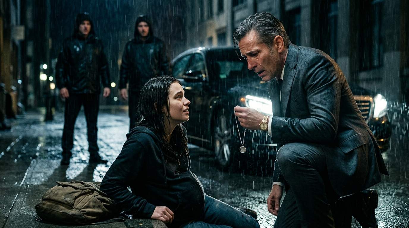 Billionaire's Shock: A Drenched Envelope, a Pregnant Woman, and the Lost Daughter's Family Secret Unearthed in the Rain.