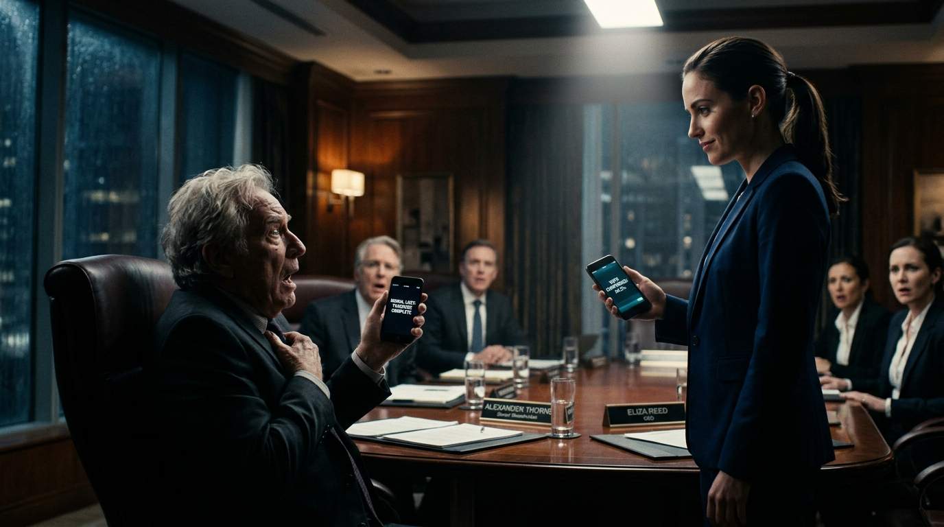 CEO Fired in Public Corporate Drama, Her Icy Revenge Call Silences Everyone.