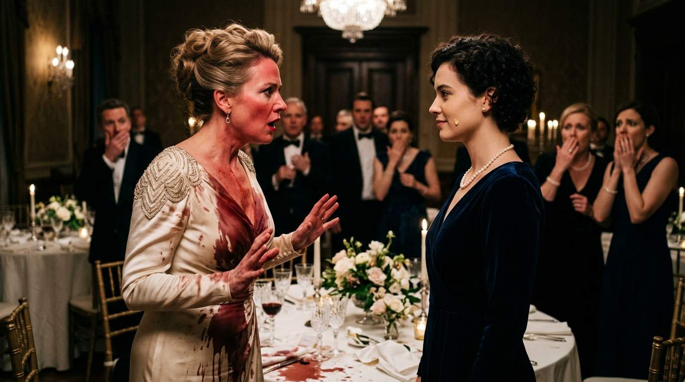 Elite Gala Erupts: Socialite's Cruel Salad Humiliation Triggers Vicious Revenge At Luxury Dinner