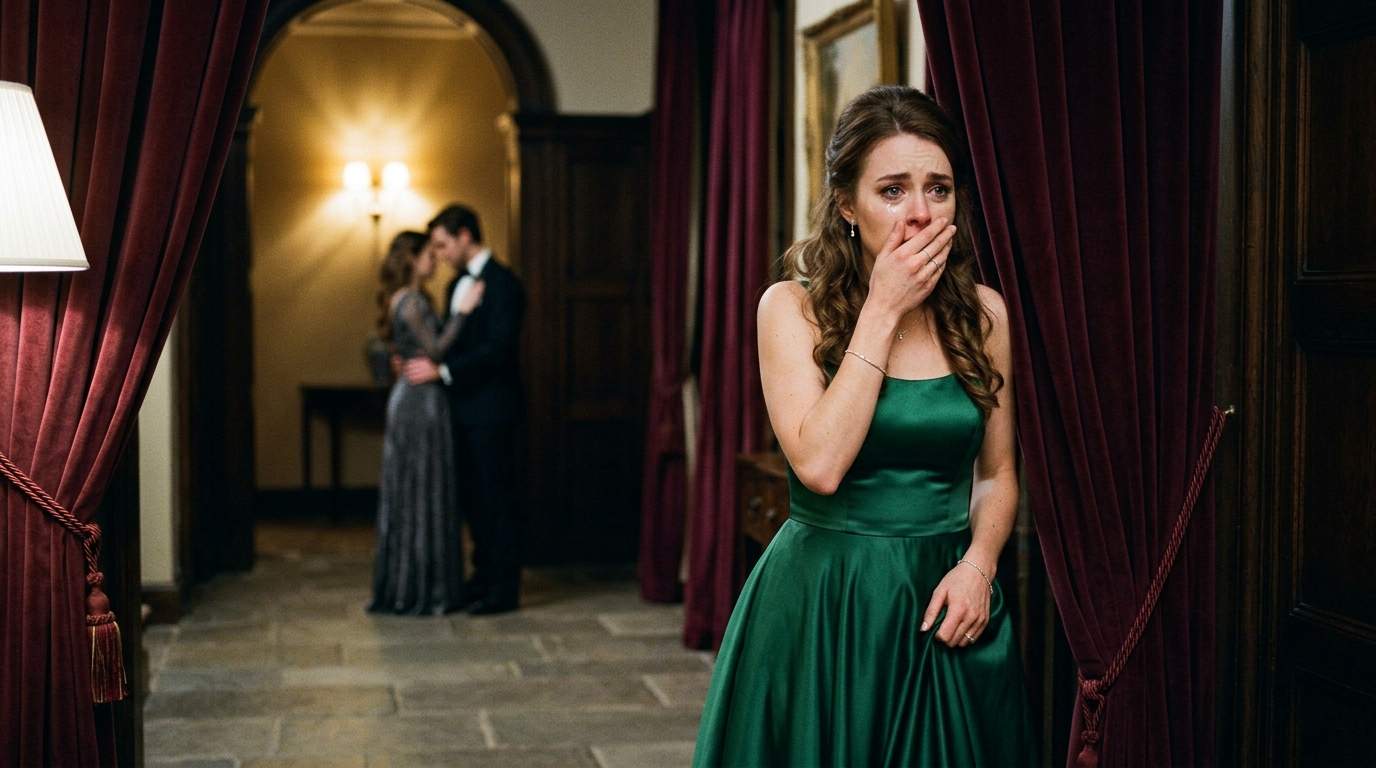 My heart stopped when I saw my fiancé passionately kissing my own sister at the Grand Ball.