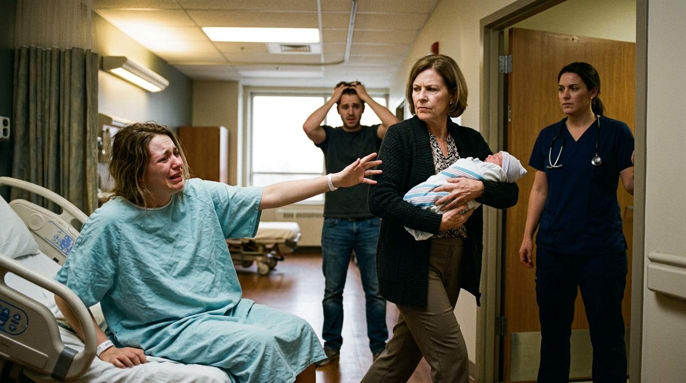 New Mom's Hospital Drama: In-Laws Attempt Baby Snatch After Unearthing Devastating Family Secret.