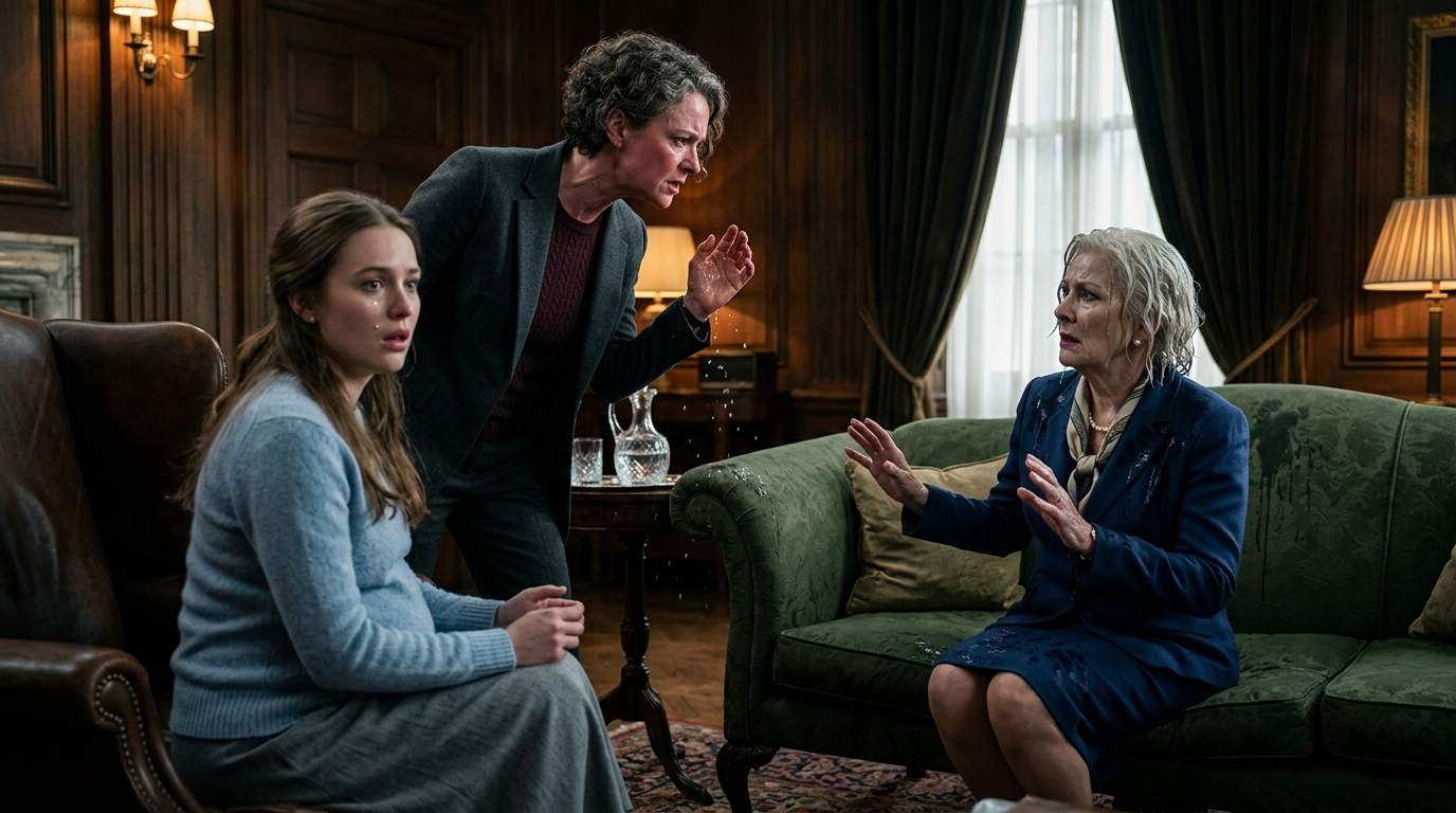 The Lavish Living Room Betrayal: Pregnant Woman’s Humiliation Ignites Mother’s Shocking Foot-Washing Revenge, Exposing Elite Family Secrets.