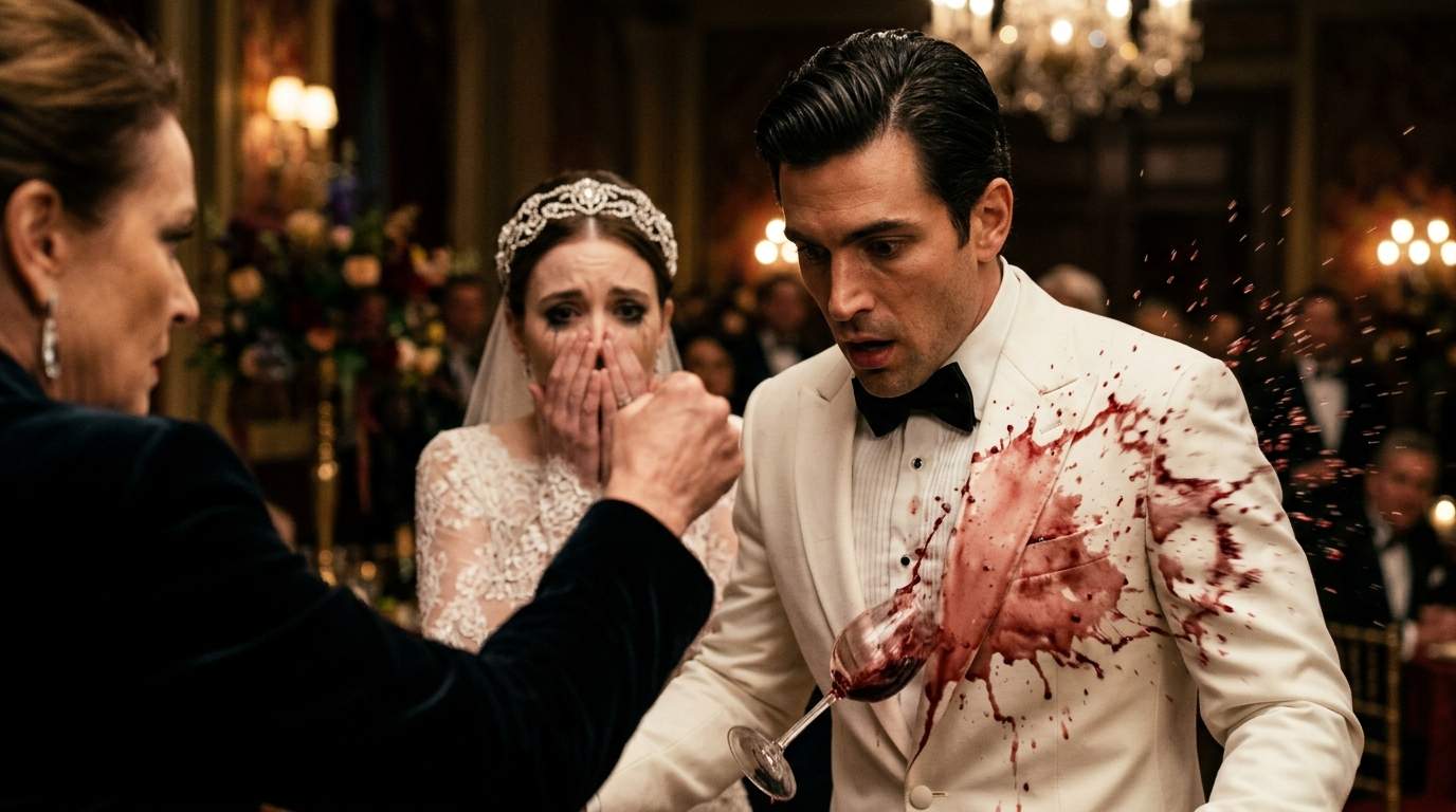 Gossip Girl-Style Wedding Scandal: Groom's Secret SHATTERED by Unexpected Wine Attack!
